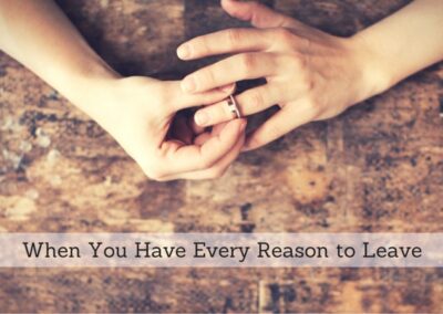 #111: When You Have Every Reason To Leave