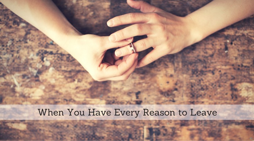 #111: When You Have Every Reason To Leave