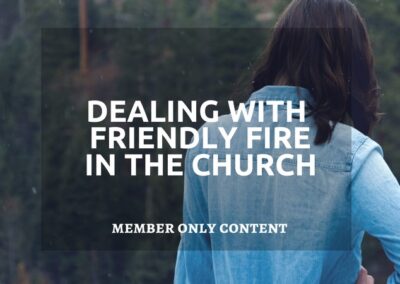 Dealing With Friendly Fire in the Church